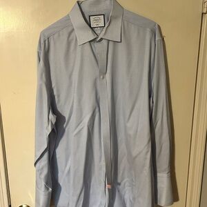 Men's Blue Checkered Shirt Charles Tyrwhitt